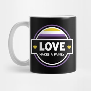 Love Makes a Family - Nonbinary Pride Mug